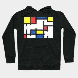 Tribute to Mondrian III Hoodie